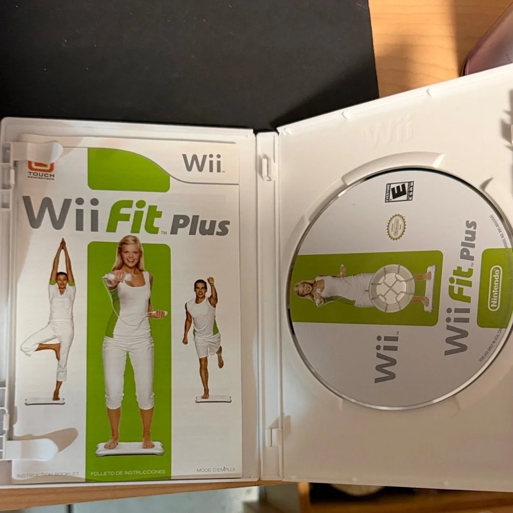 Nintendo Wii Fit Plus — White & Green Fitness Game